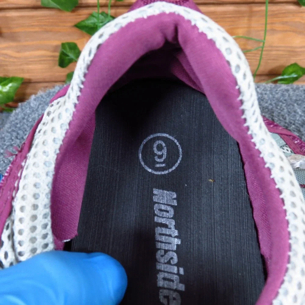 Northside Brille II Women Water Shoe Size 9 Hiking Beach Outdoor Purple Grey